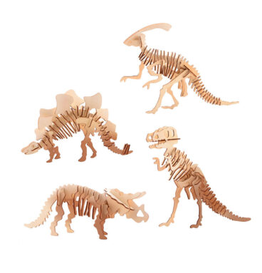 Houten Bouwpakket Dinosaurus 3D