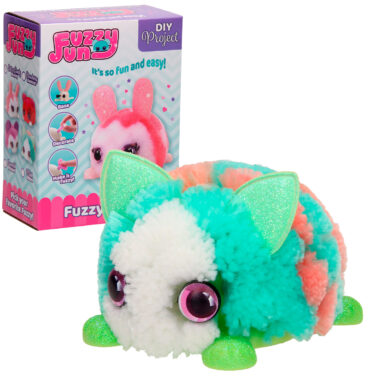 Fuzzy Fun Animals - Mint Kitten