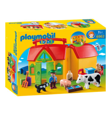 Playmobil 1.2.3. Meeneemboerderij met Dieren - 6962