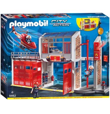 Playmobil City Action Grote Brandweerkazerne met Helikopter