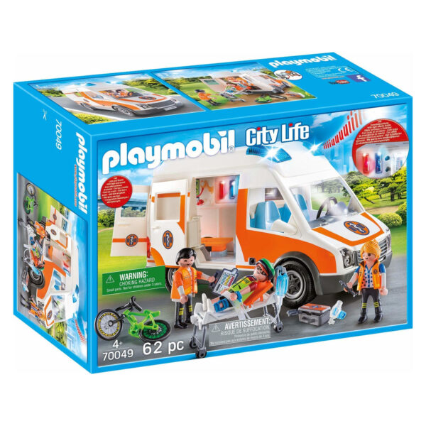 Playmobil City Life  Ambulance en Ambulanciers - 70049