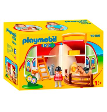 Playmobil 1.2.3. Mijn Meeneem Manege - 70180