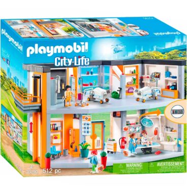 Playmobil City Life  Groot Ziekenhuis met Inrichting - 70190