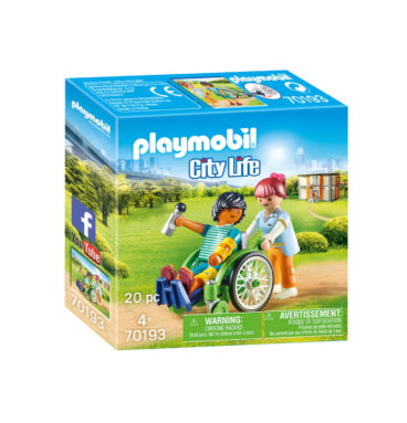 Playmobil City Life  Patient in Rolstoel - 70193