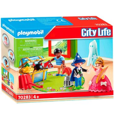 Playmobil City Life  Kinderen met Verkleedkoffer - 70283