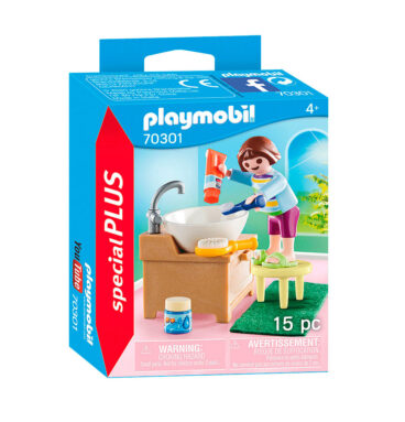 Playmobil 70301 Meisje aan Wastafel