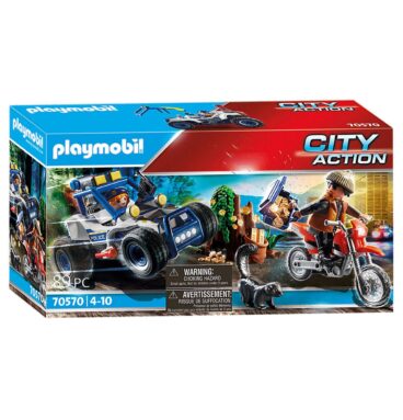 Playmobil City Action Politie Achtervolging van de Schattenr