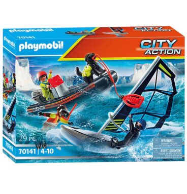 Playmobil City Action Redding met Poolglijder met Sleepboot