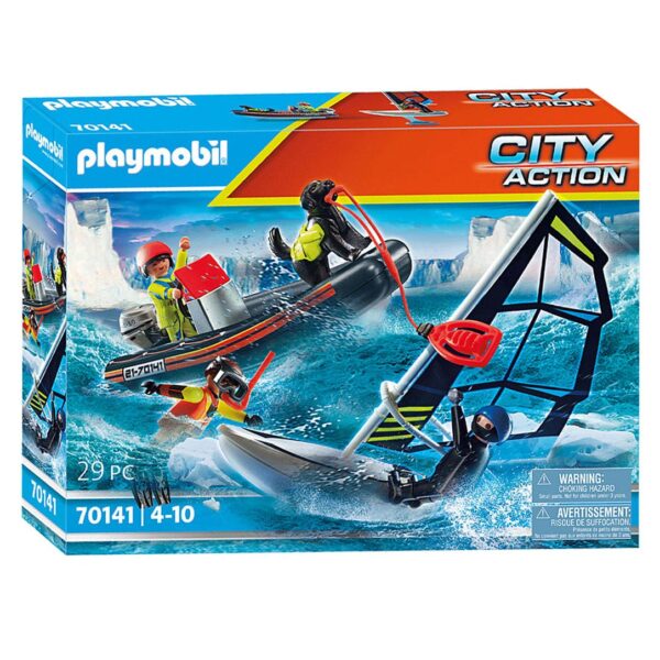 Playmobil City Action Redding met Poolglijder met Sleepboot