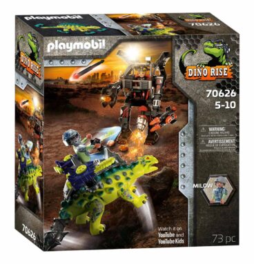 Playmobil Dino Rise Saichania Verdediging van de Vechtersbaz