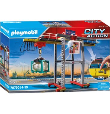 Playmobil City Action Portaalkraan met Containers - 70770