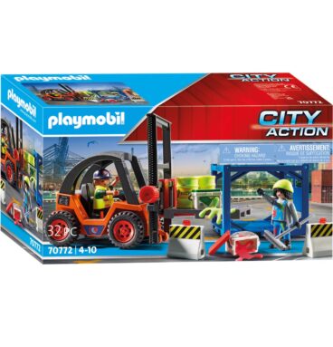 Playmobil City Action Vorkheftruck met Lading - 70772