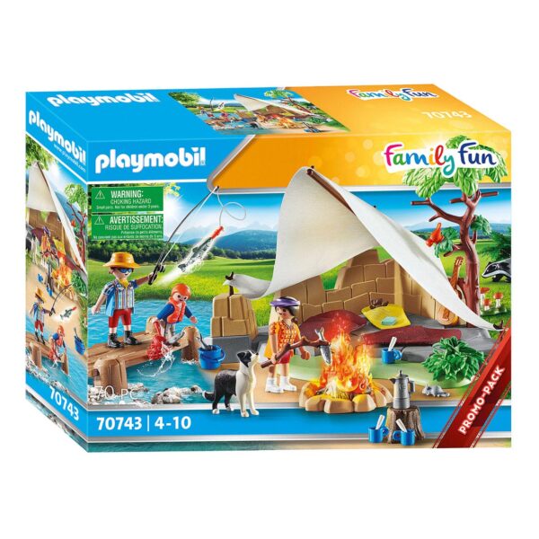 Playmobil Family Fun Familie op kampeertocht - 70743