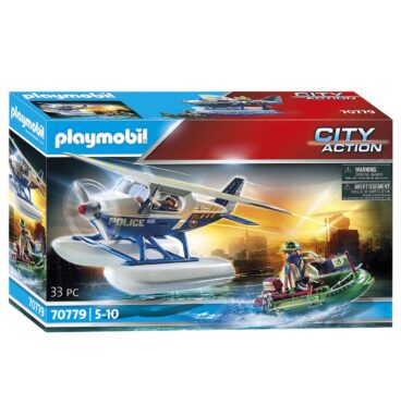 Playmobil City Action Politiewatervliegtuig Achtervolging -