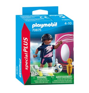 Playmobil Specials Voetbalster met Doelmuur - 70875