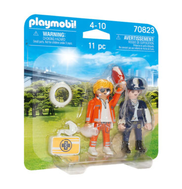 Playmobil City Life  Duopack Spoedarts en Politieagente - 70