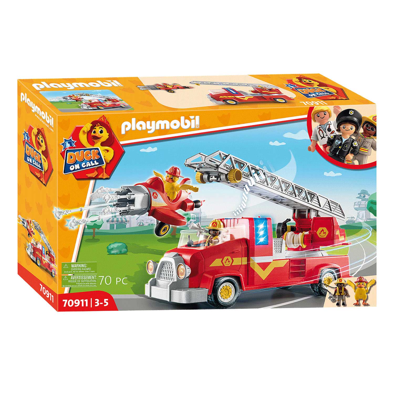 Playmobil Duck On Call Brandweerwagen - 70911