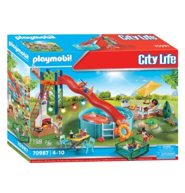Playmobil City Life  Zwembadfeest met Glijbaan - 70987