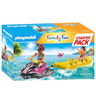 Playmobil Family Fun Starterset Waterscooter met Bananenboot
