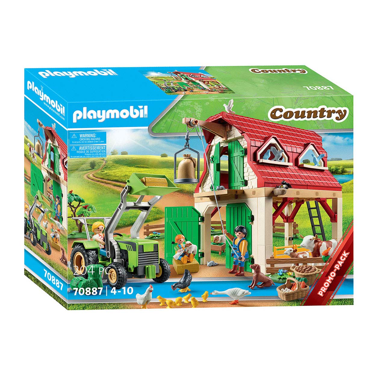 Playmobil Country Boerderij met Fokkerij voor Kleine Dieren