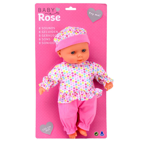 Baby Rose Babypop met Geluiden