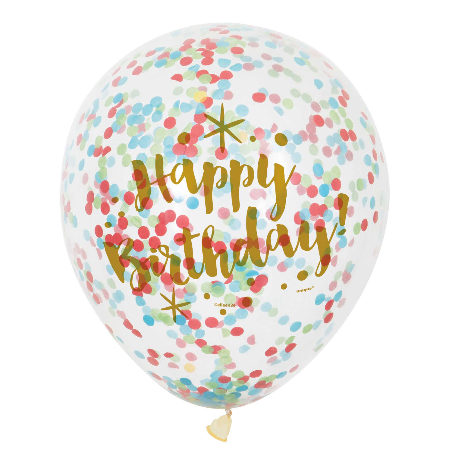 Confetti Ballonnen Happy Birthday