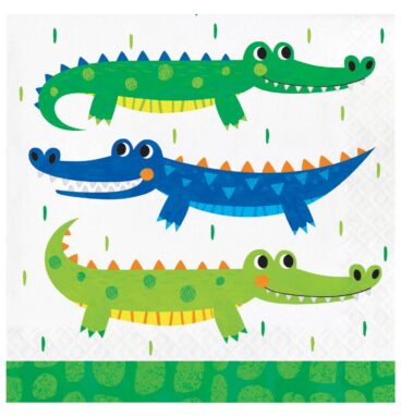 Alligator Party Servetten