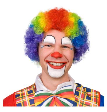 Pruik Clown Multikleur Volwassenen