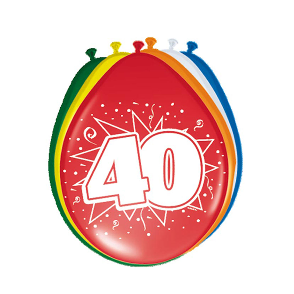 Cijfer Ballonnen 40 jaar