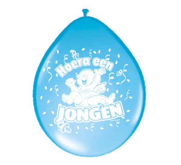 Ballonnen Hoera een Jongen