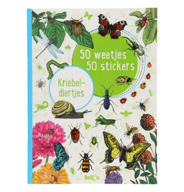 50 Weetjes 50 Stickers - Kriebeldiertjes