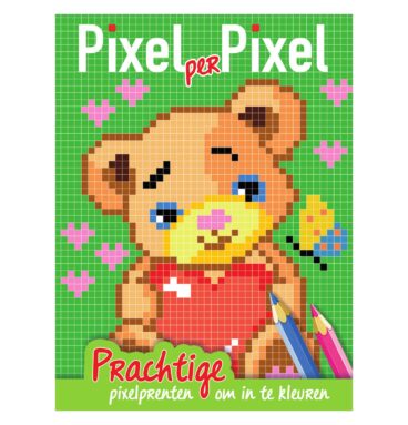 Pixel Kleurboek Beertje