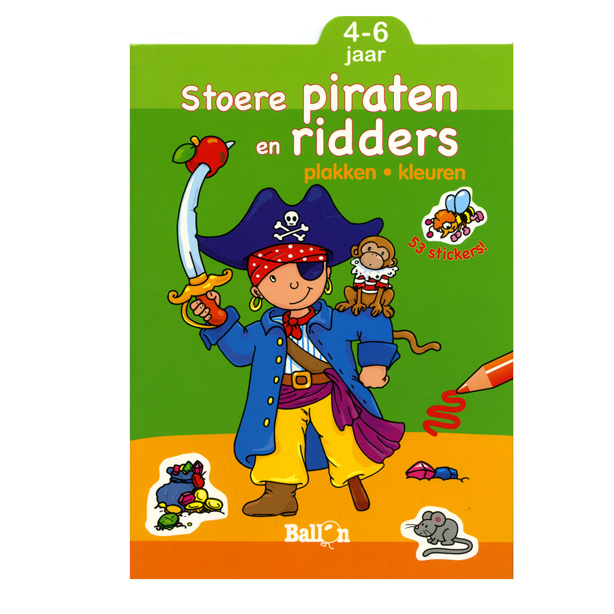 Plakken en Kleuren - Stoere Piraten en Ridders