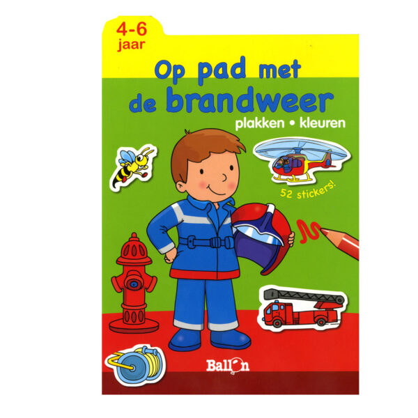 Plakken en Kleuren - Op pad met de Brandweer