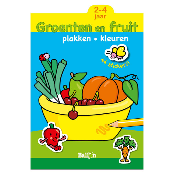 Plakken en Kleuren - Groenten en Fruit