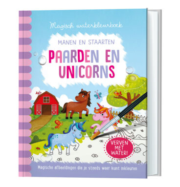 Magisch waterkleurboek - Paarden en Unicorns