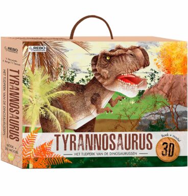 Boek + 3D Model Tyrannosaurus