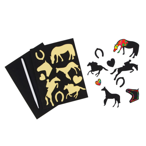 Horse Friends Scratch Stickers