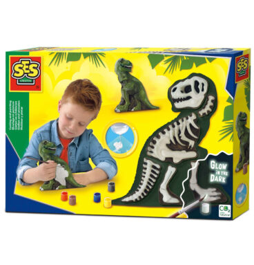 Ses Gieten en Schilderen - T-Rex met Skelet