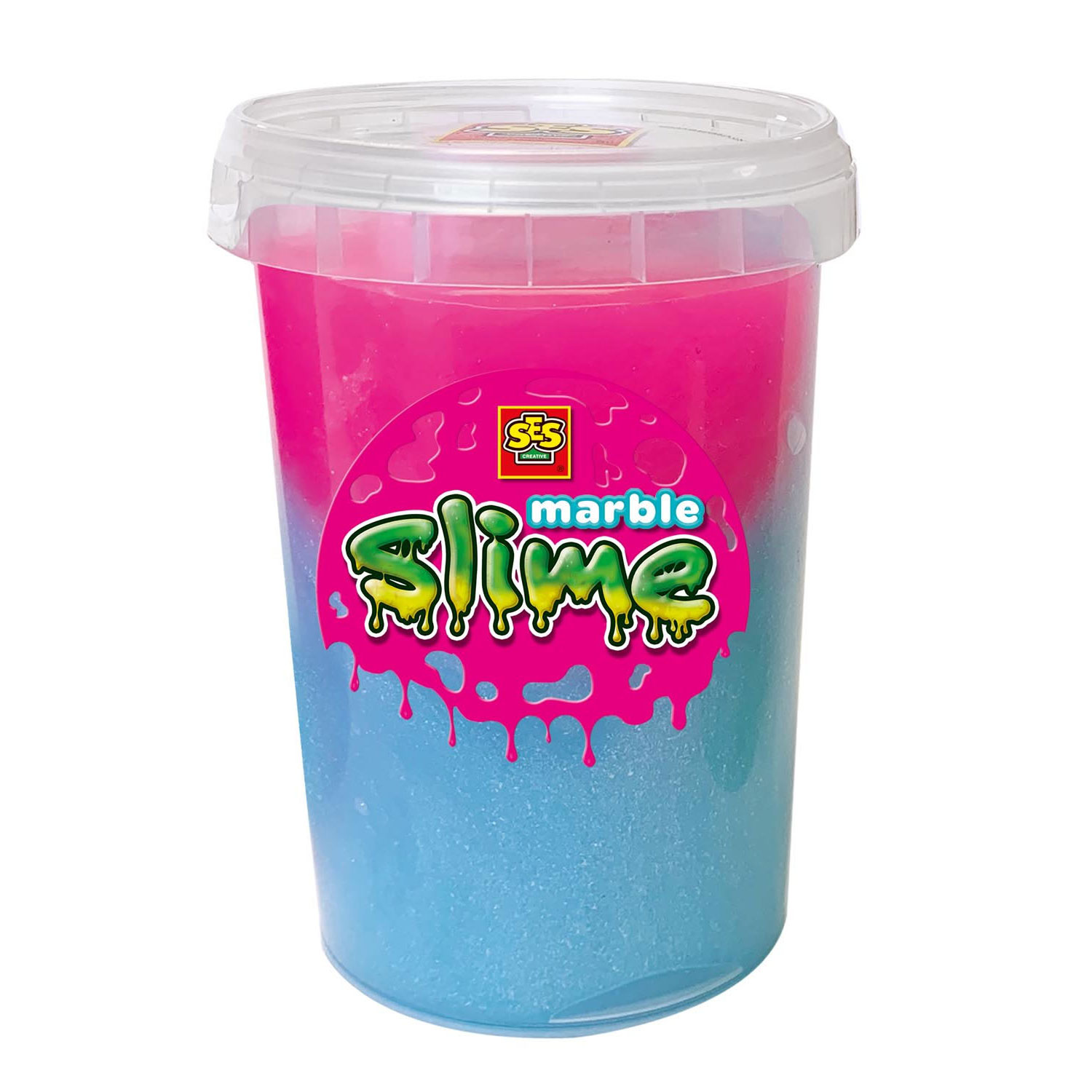 SES Marble Slime - Blauw/Roze