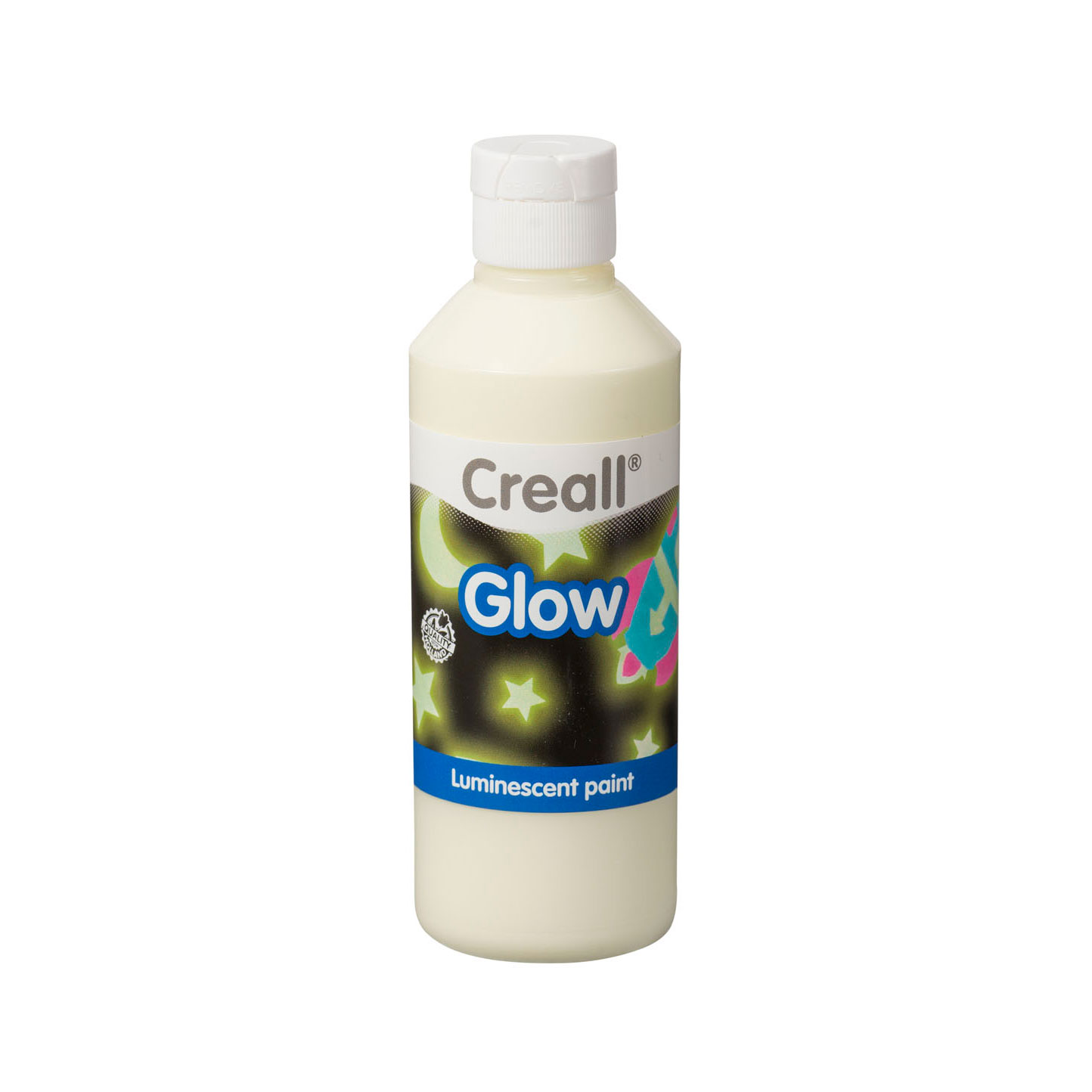 Creall Glow in the Dark Verf Groen-Geel