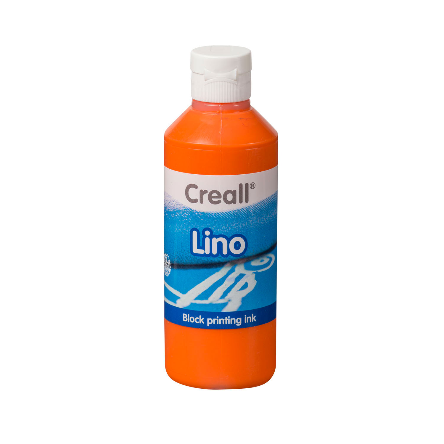 Creall Lino Blockprintverf Oranje