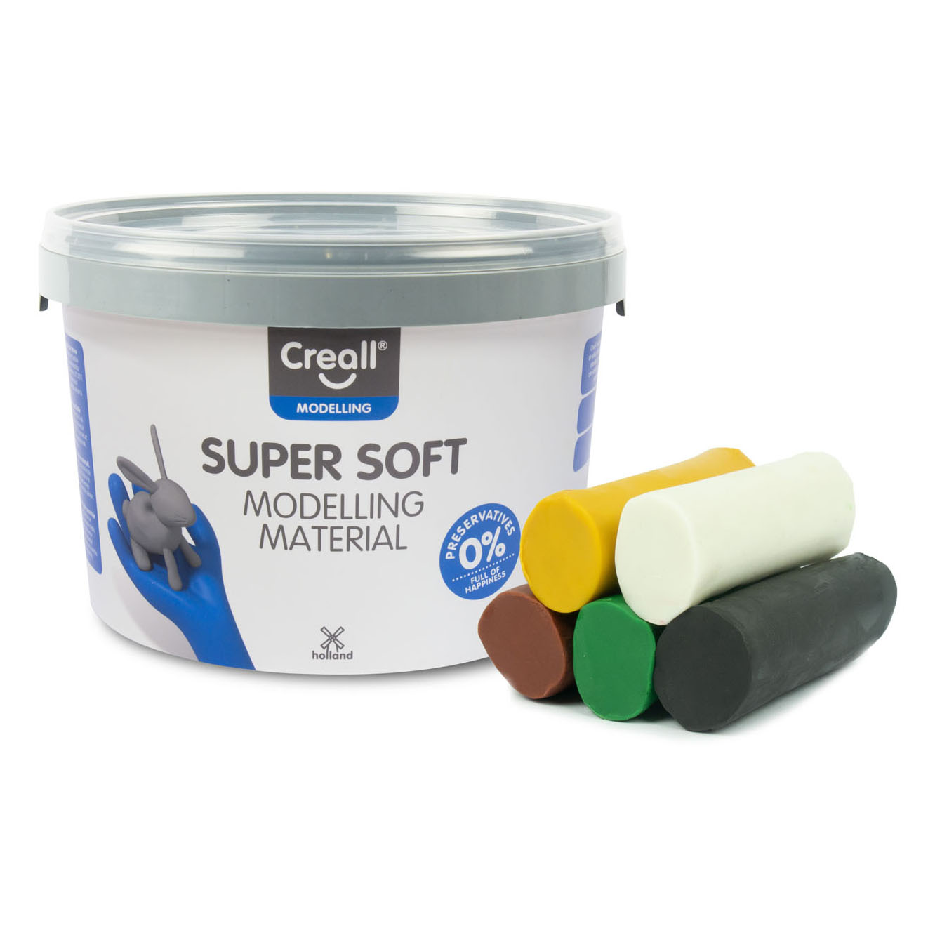 Creall Supersoft Klei Safari kleuren