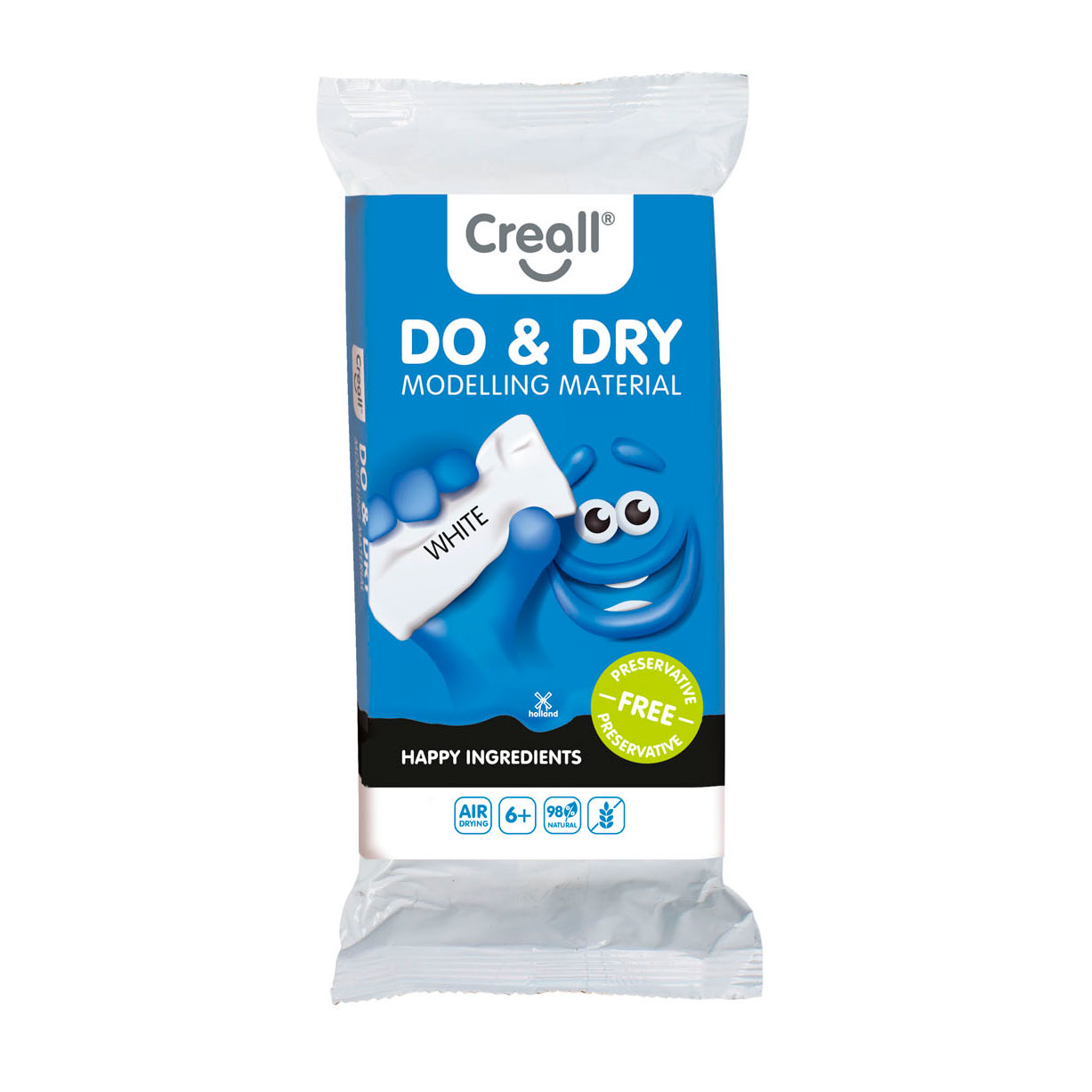 Creall Do&Dry Boetseerklei Conserveringsvrij Wit