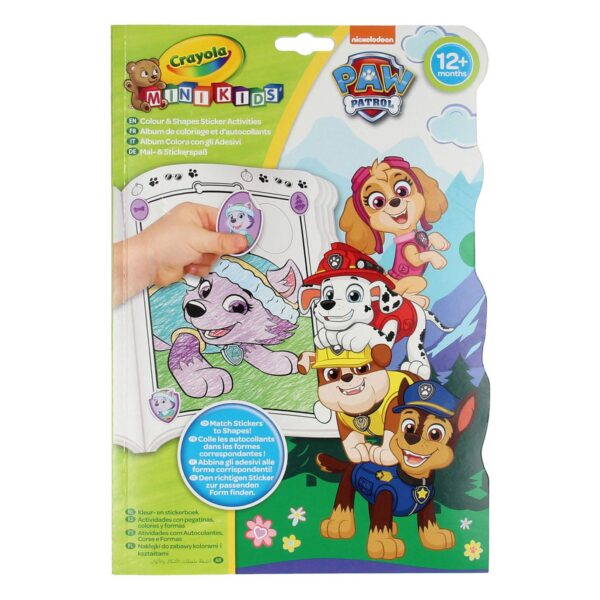 Crayola Mini Kids - Kleur- en Stickerboek PAW Patrol