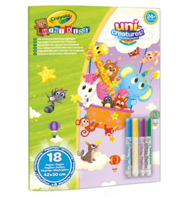 Crayola Mini Kids - Kleurplaten A3 incl. 4 stiften