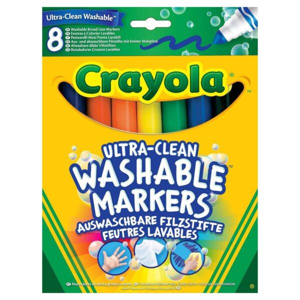 Crayola Ultra Clean Viltstiften met Kegelpunt