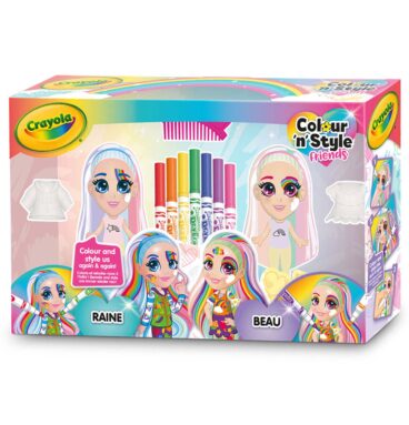 Crayola Colour n Style Rainbow Twins Inkleuren