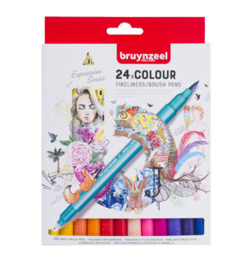 Bruynzeel Fineliner Brushpennen