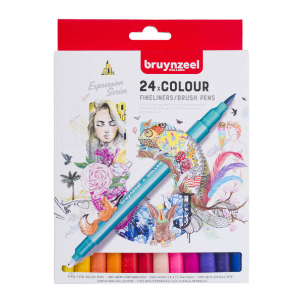 Bruynzeel Fineliner Brushpennen